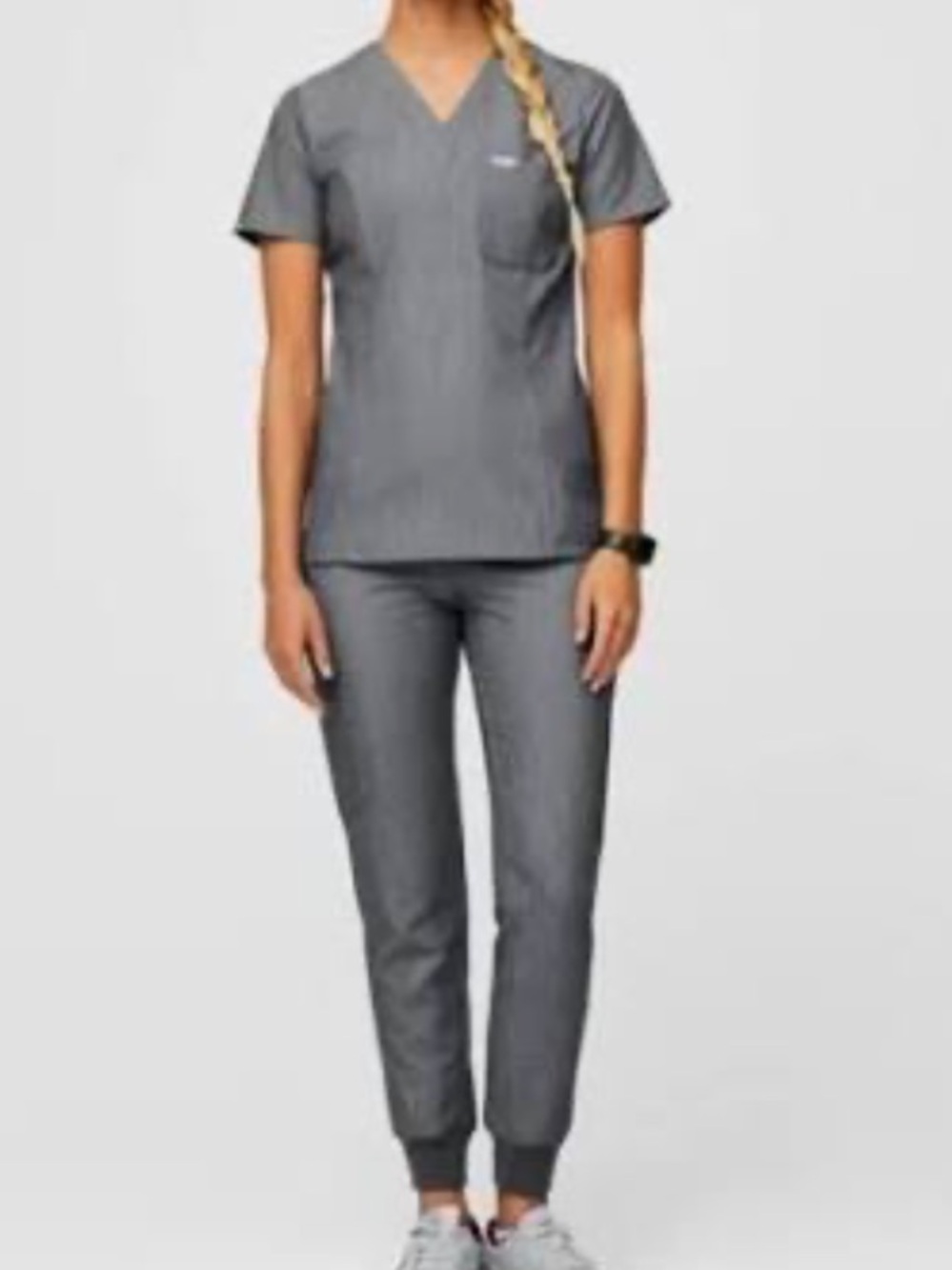 Figs set heather gray